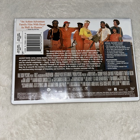 ~6/$10 MOVIES VHS/DVDS~ Holes DVD 2003 - Picture 4 of 4